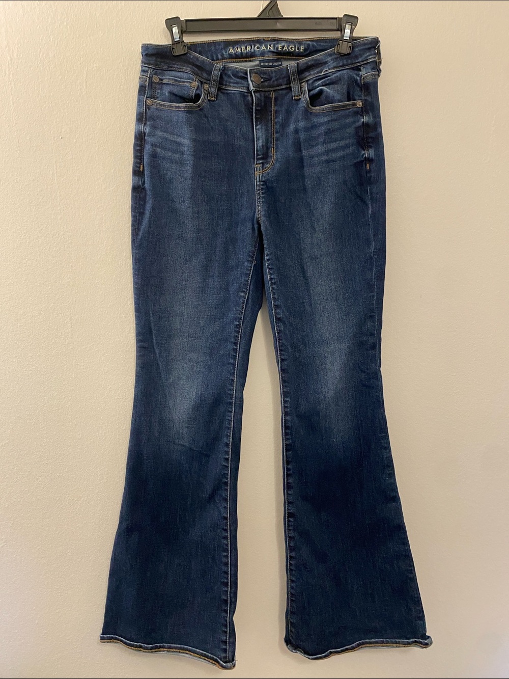 American Eagle Outfitters Dark Blue Flare Jeans
